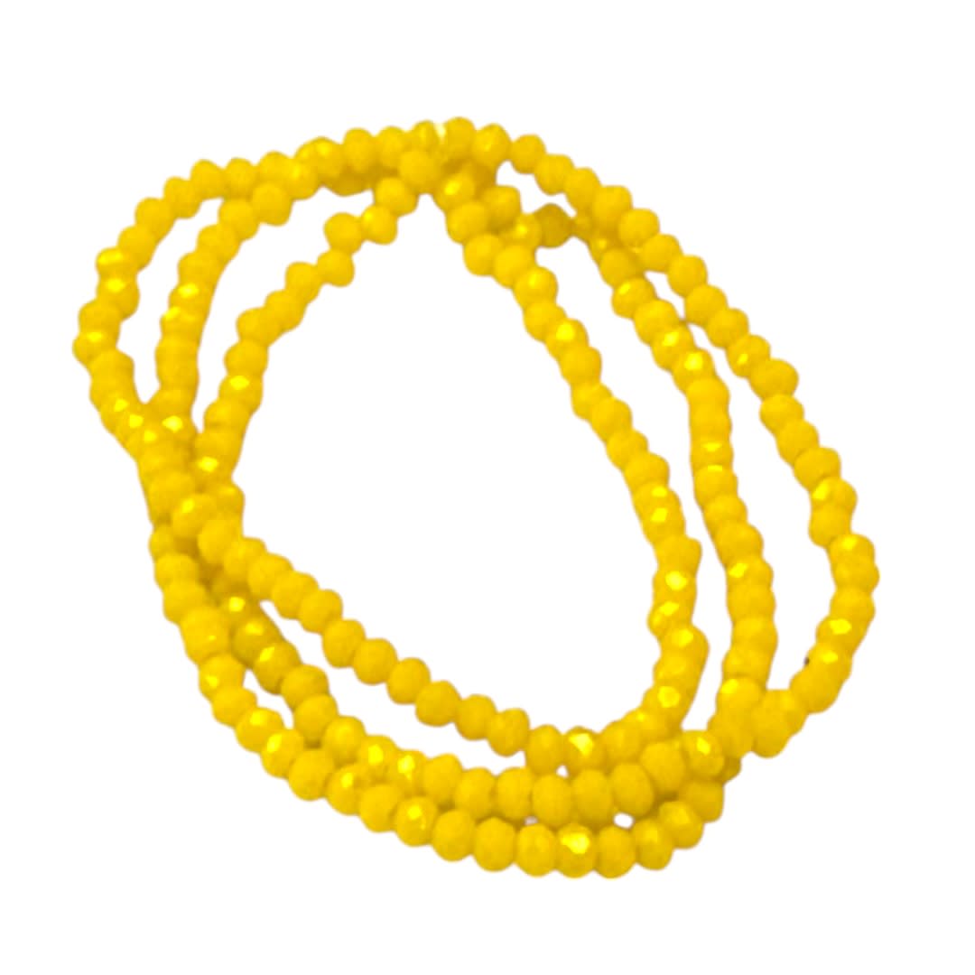 Sarta cristales 1 mm murano facetado unicolor / tira10