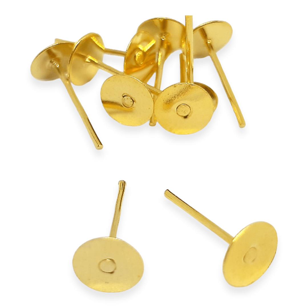 Base de aros 8 mm tipo topo acero / par1