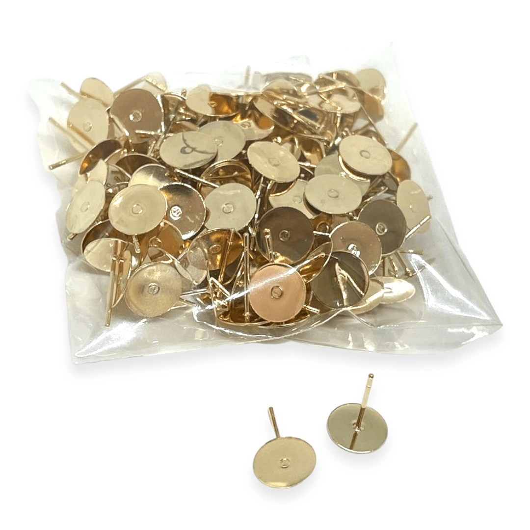 Base de aros 8 mm tipo topo acero / 50 pares2