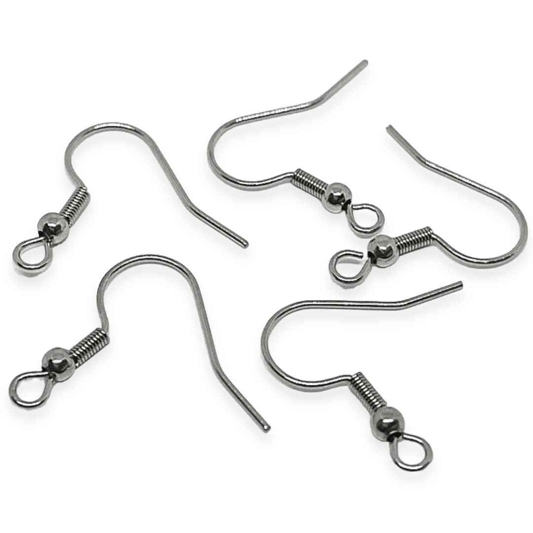 Base de aros tipo anzuelo gancho acero / par1