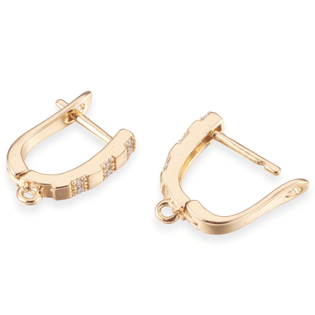 Base de aros catalán ovalada zircón / par4