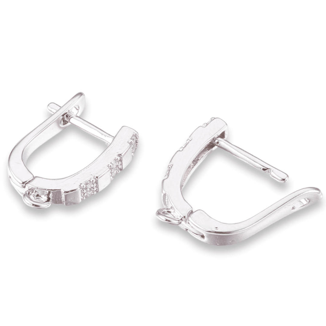 Base de aros catalán ovalada zircón / par3