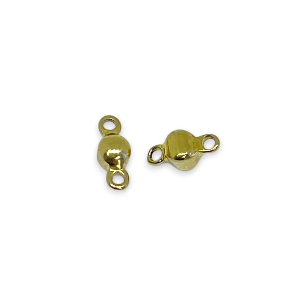 Dije conector mini corazón estrella cruz acero dorado / unidad8
