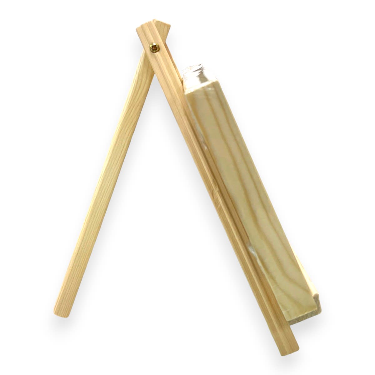 Exhibidor mostrario 24 anillos con atril caballete madera / unidad2