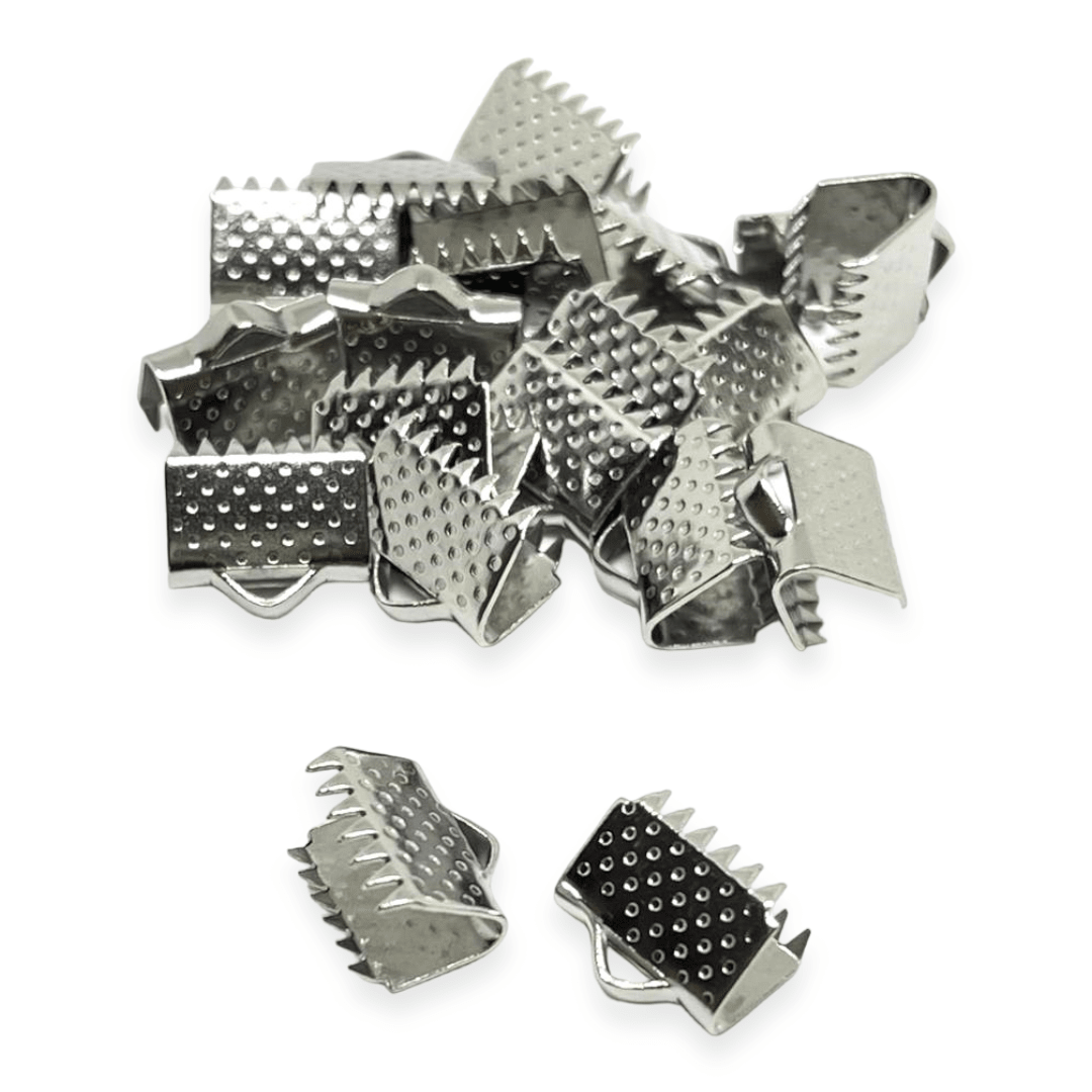 Terminal maleta 11 mm tapa cuero acero / 12 uds1