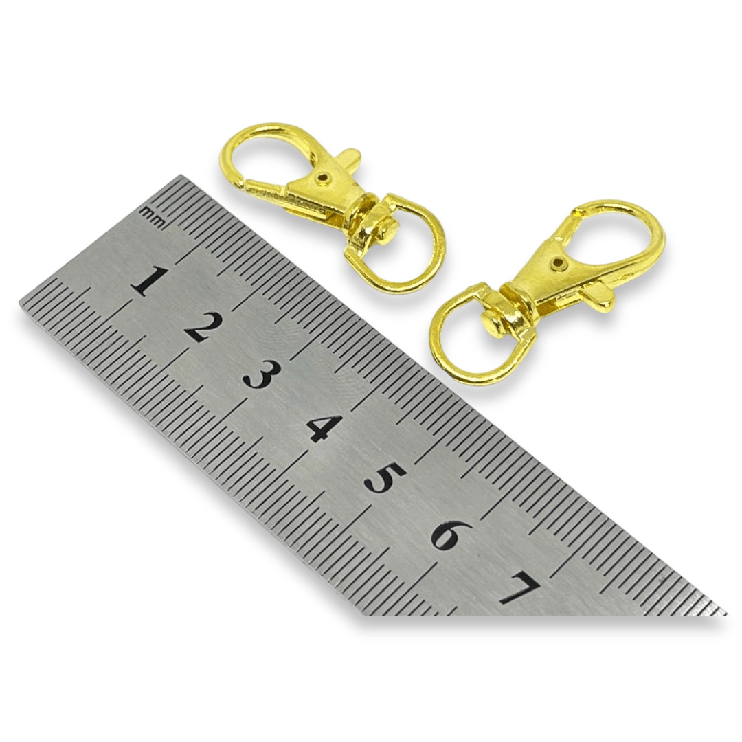 Mosquetones broche langosta con destorcedor / 10 uds3