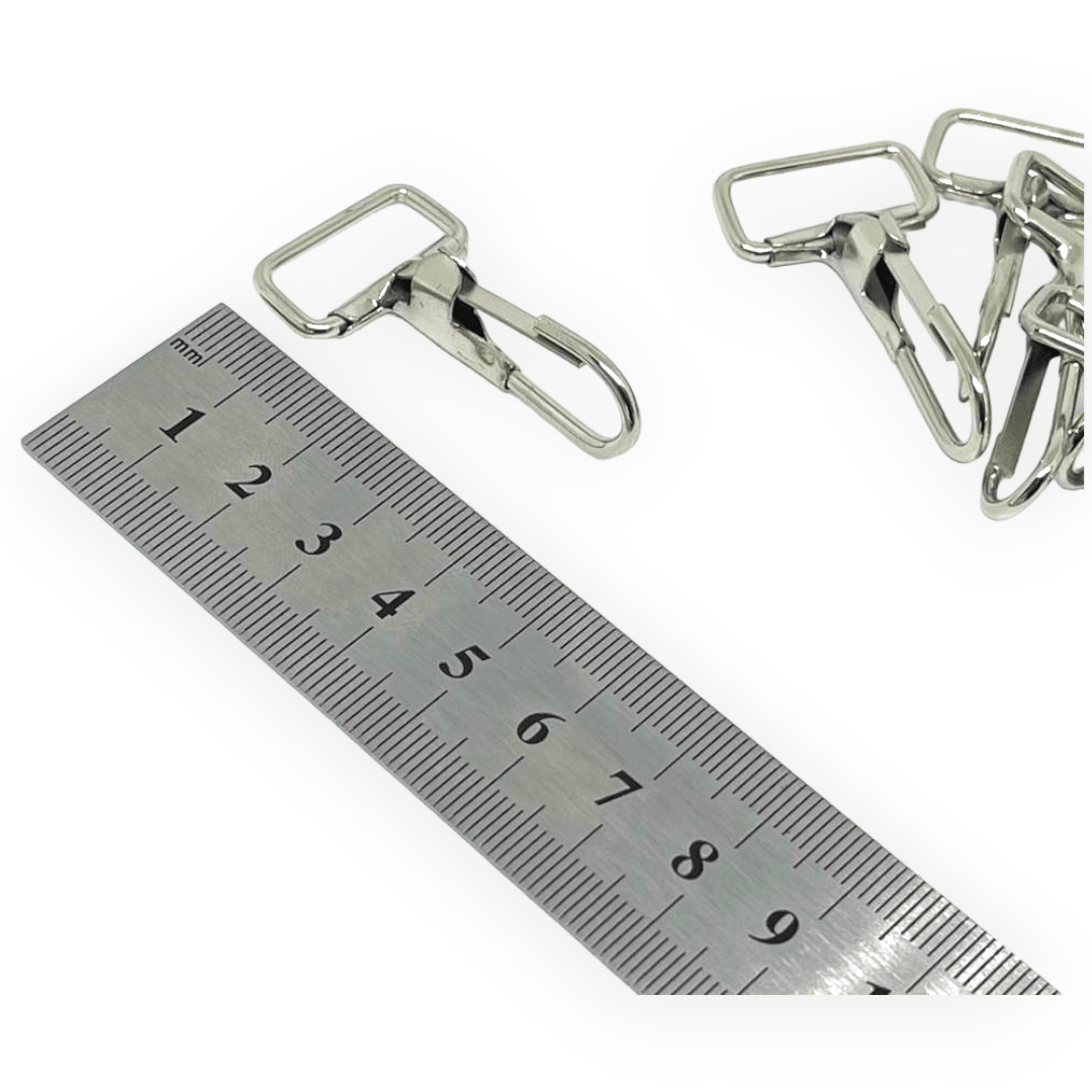 Mosquetones broche fijo ancho / 10 uds3