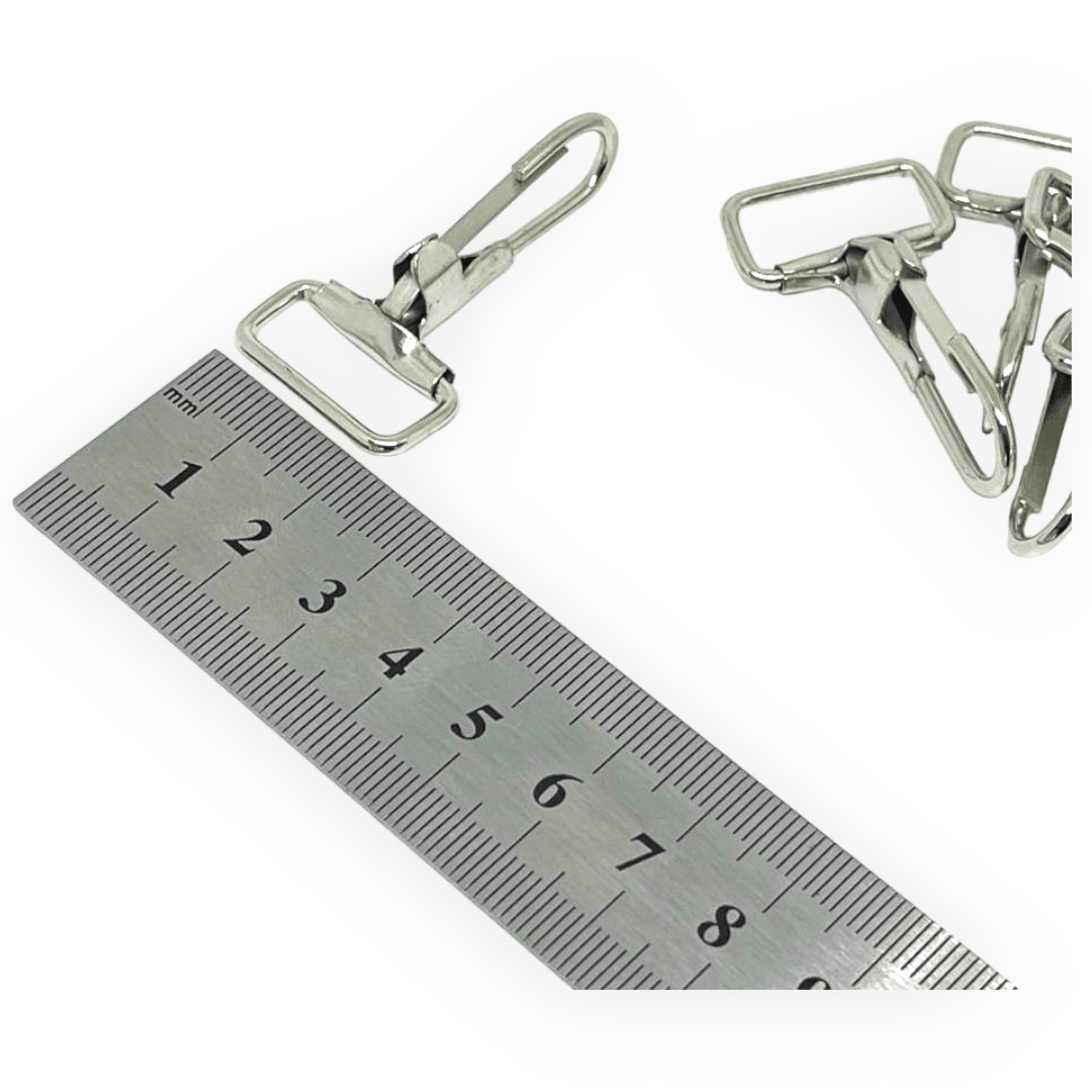 Mosquetones broche fijo ancho / 10 uds2