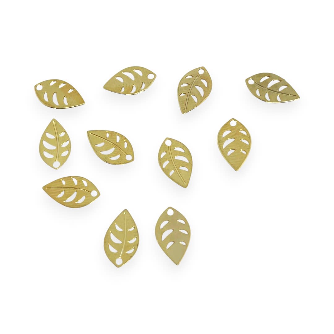 Mini dije hoja 10x6 mm gold-filled / unidad1