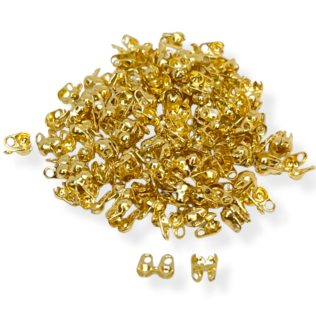 Mini tapa nudos 3x4 mm Gold-filled / gramo1