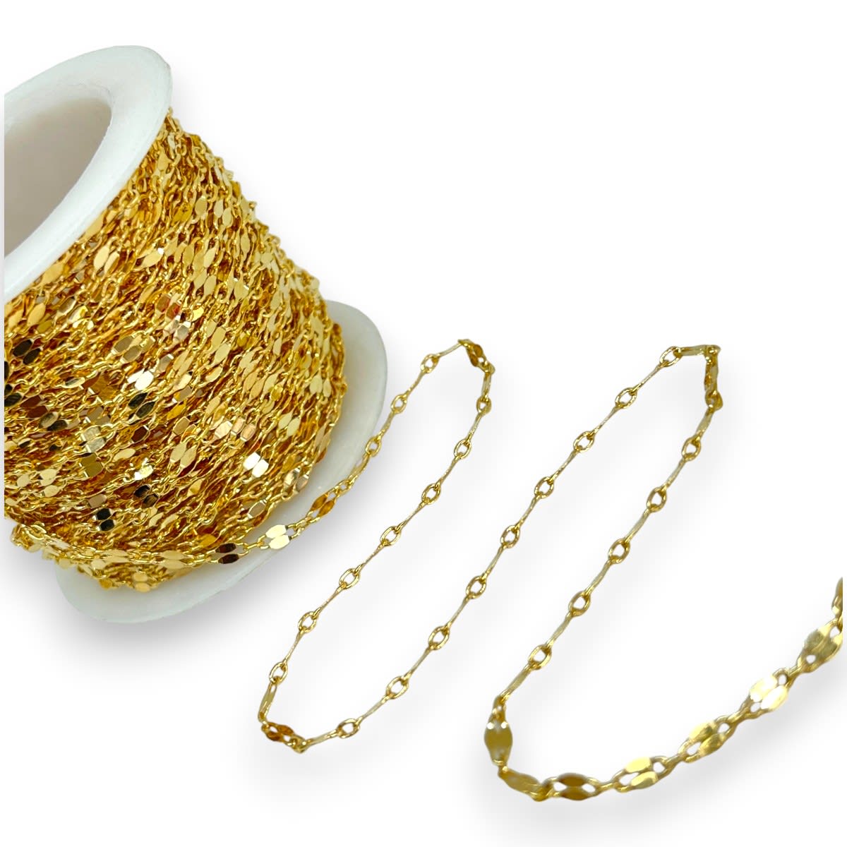 Cadena plana Gold-Filled / metro2