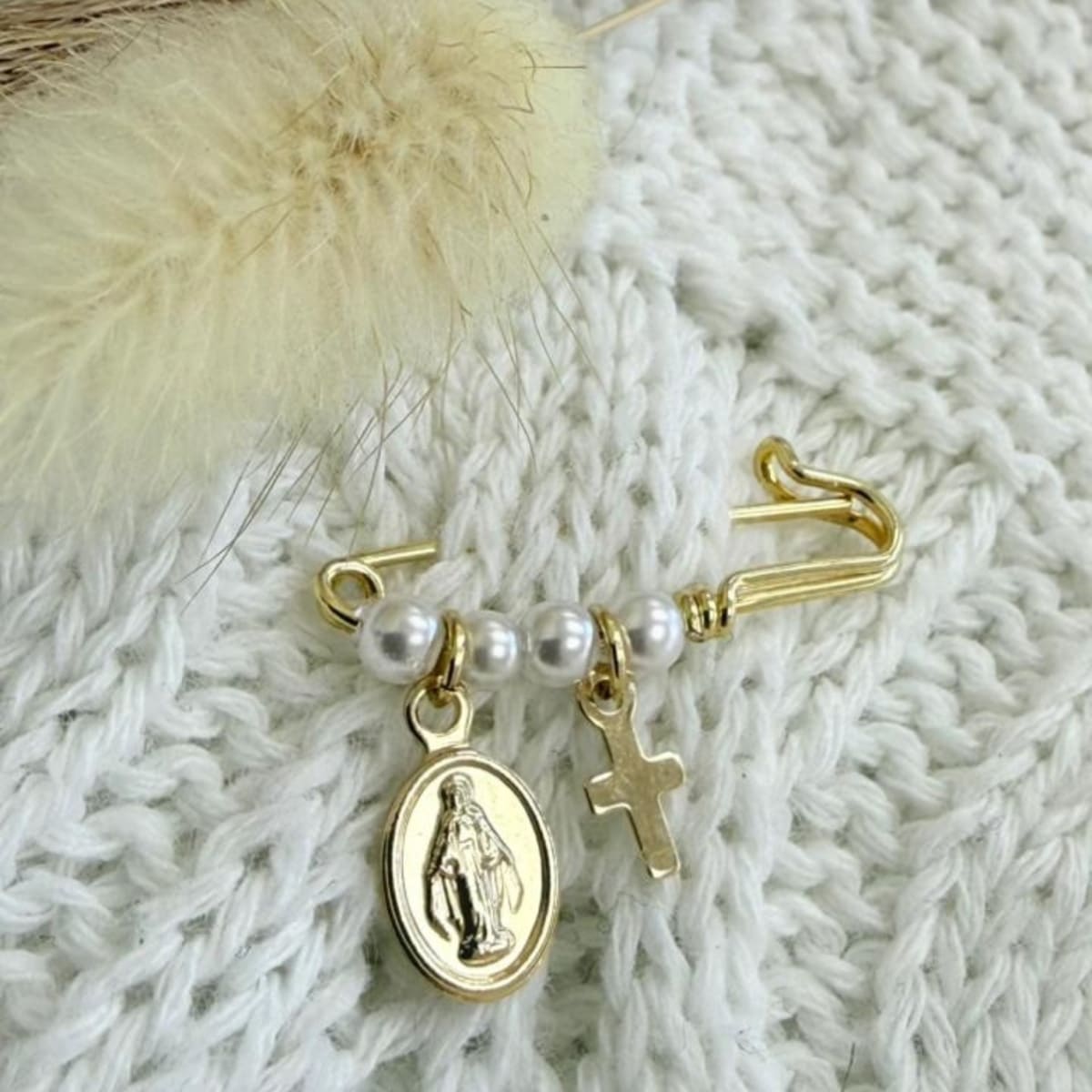 Broche de seguridad alpita perlas mini protección bebé / unidad2