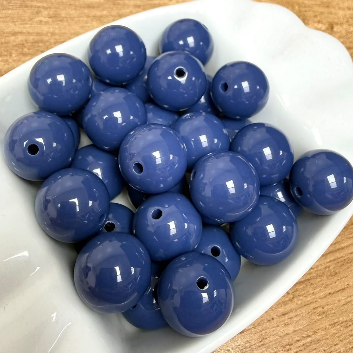 Cuentas redondas de acrílico grande 14 mm / 30 uds21