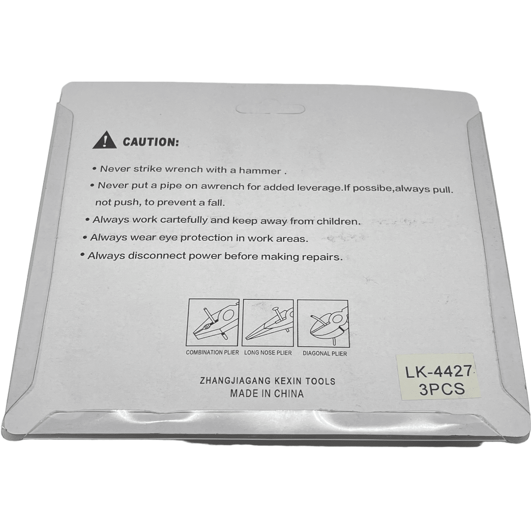 Alicate acero al carbono corte apretar doblar / set5