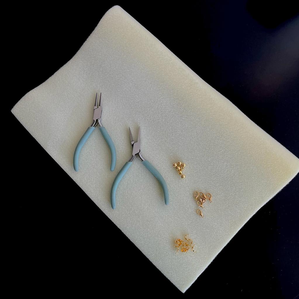 Tapete de trabajo para bisutería de terciopelo / unidad2