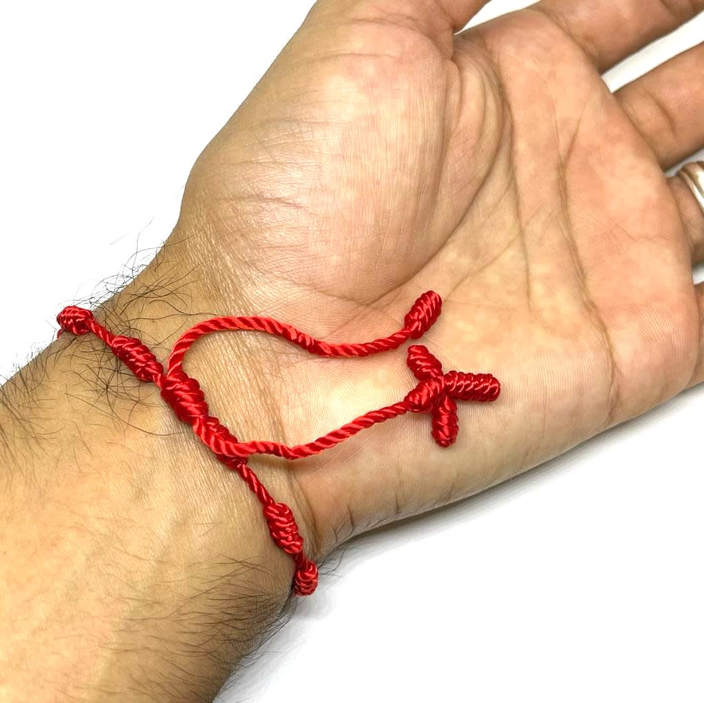 Pulsera roja 7 nudos3
