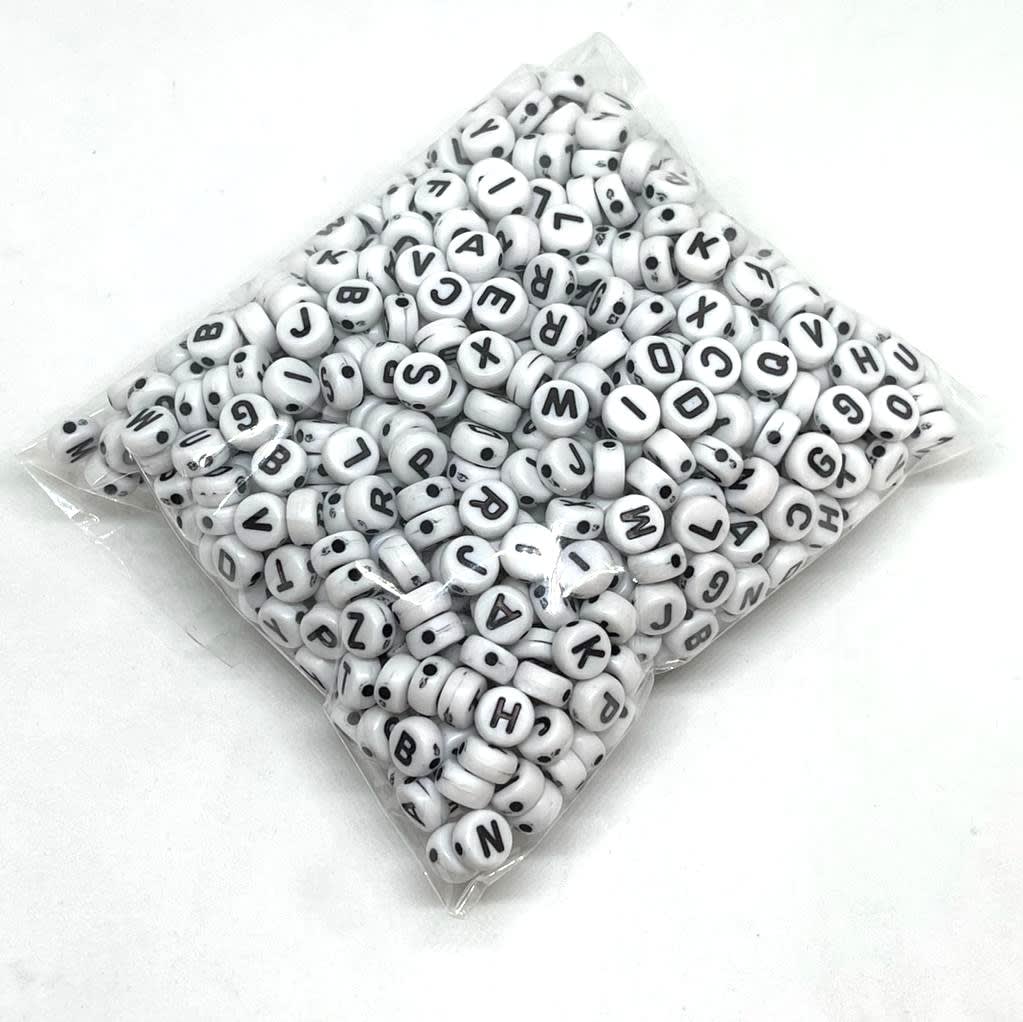 Letras plásticas redonda abecedario surtido / 100 grs2