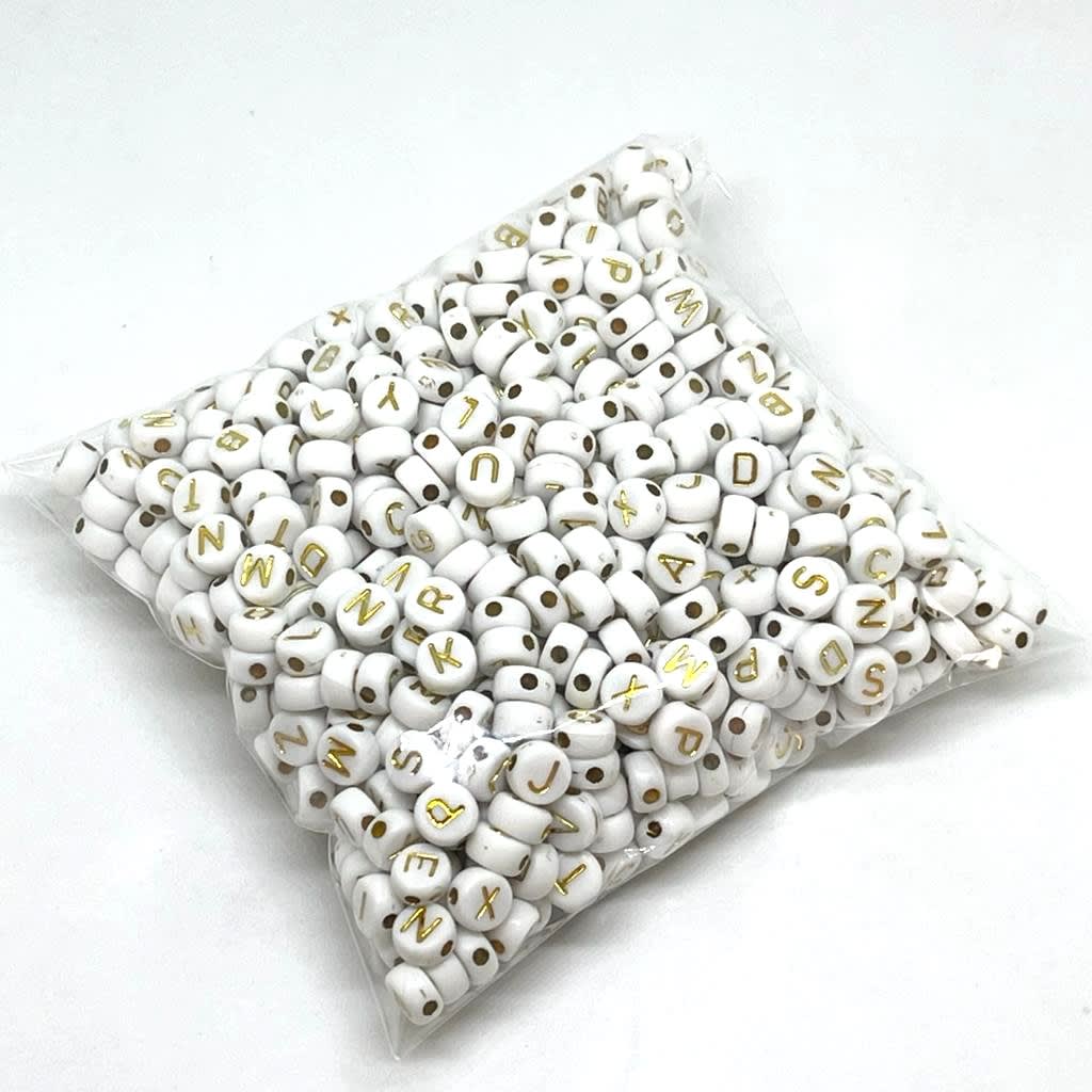 Letras plásticas redonda abecedario surtido / 100 grs4