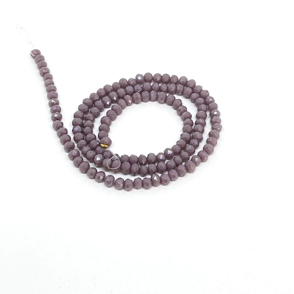 Sarta cristales 3 mm murano facetado Unicolor / tira8