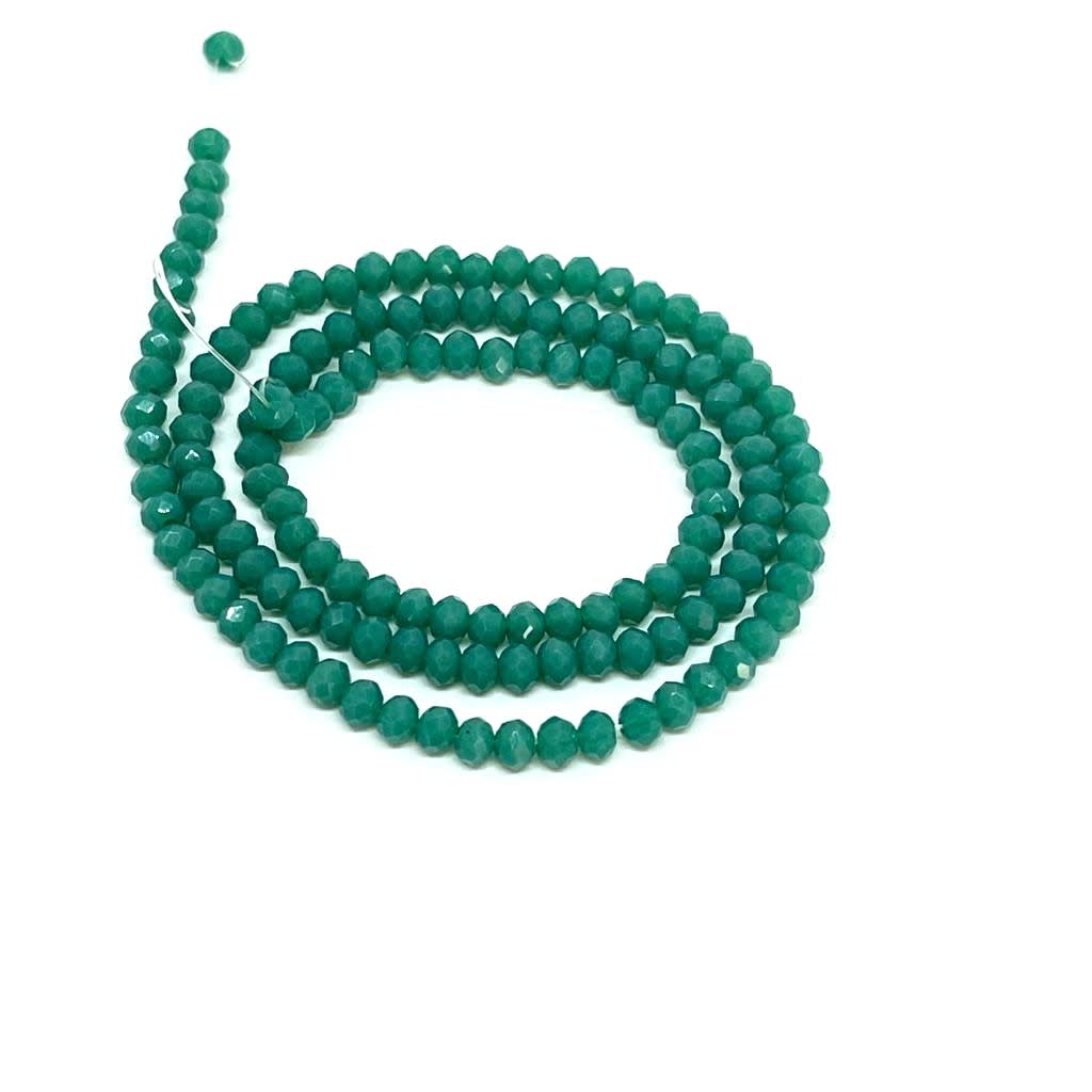 Sarta cristales 3 mm murano facetado Unicolor / tira4