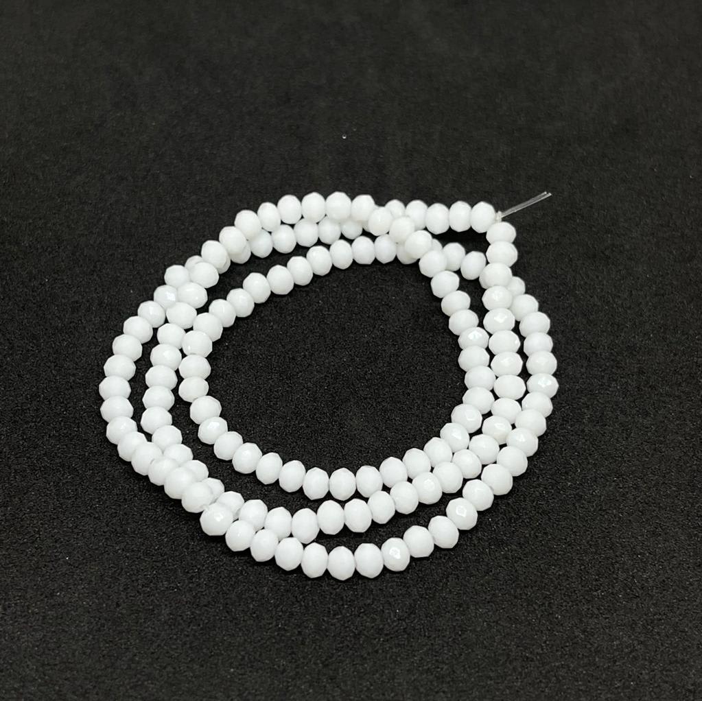 Sarta cristales 3 mm murano facetado Unicolor / tira9