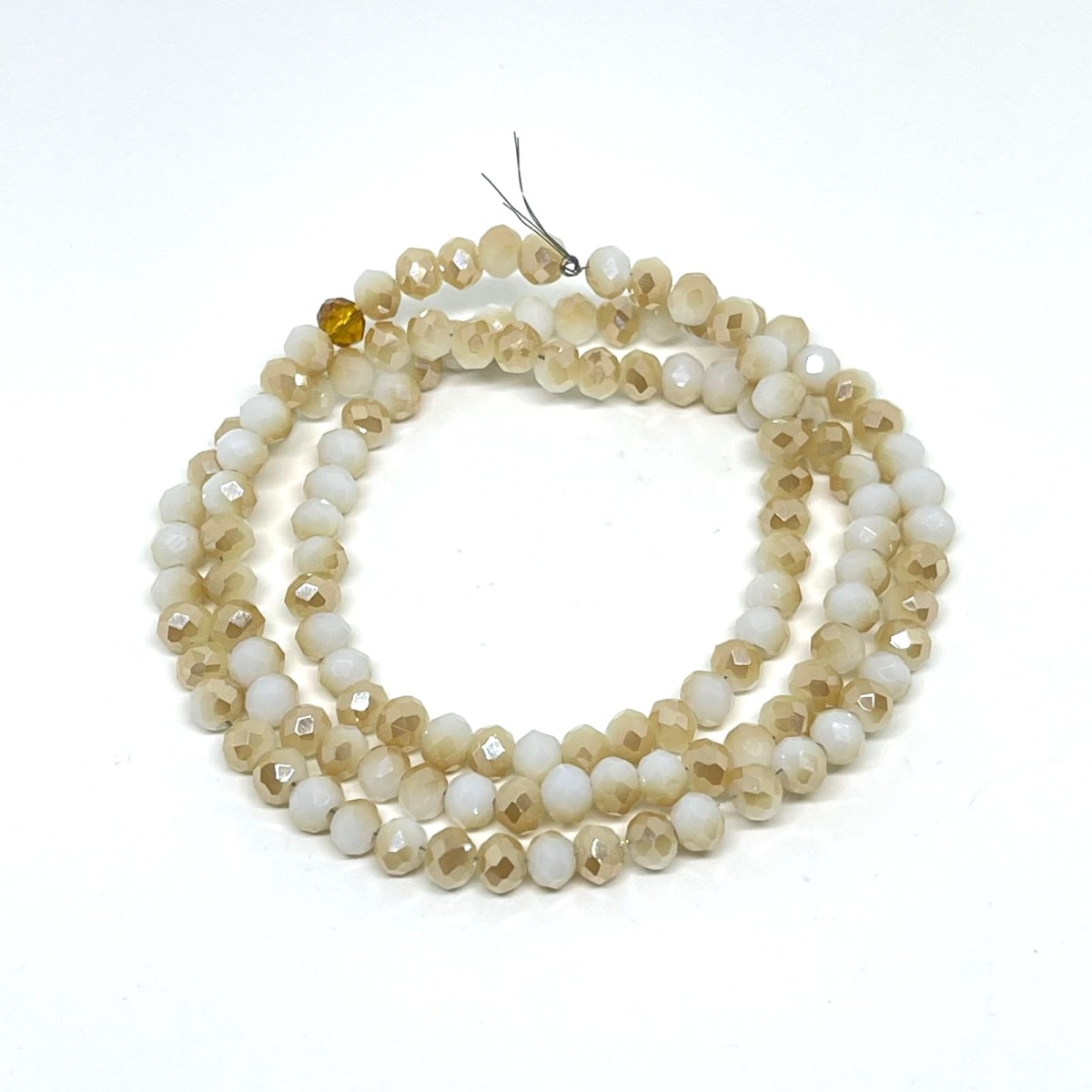 Sarta cristales 4 mm murano facetado combinado / tira2