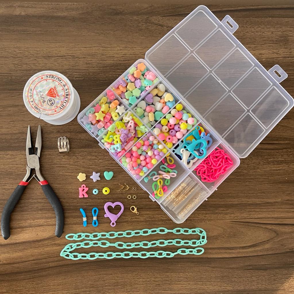 Kit full color de niñas para crear bisutería1