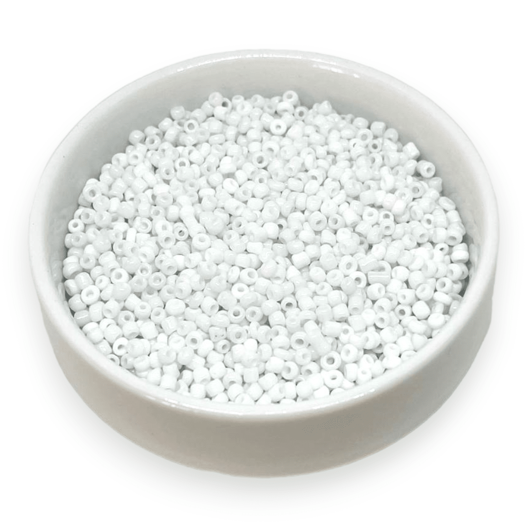 Mostacilla China cuentas de 2 mm unicolor / 30 gramos1