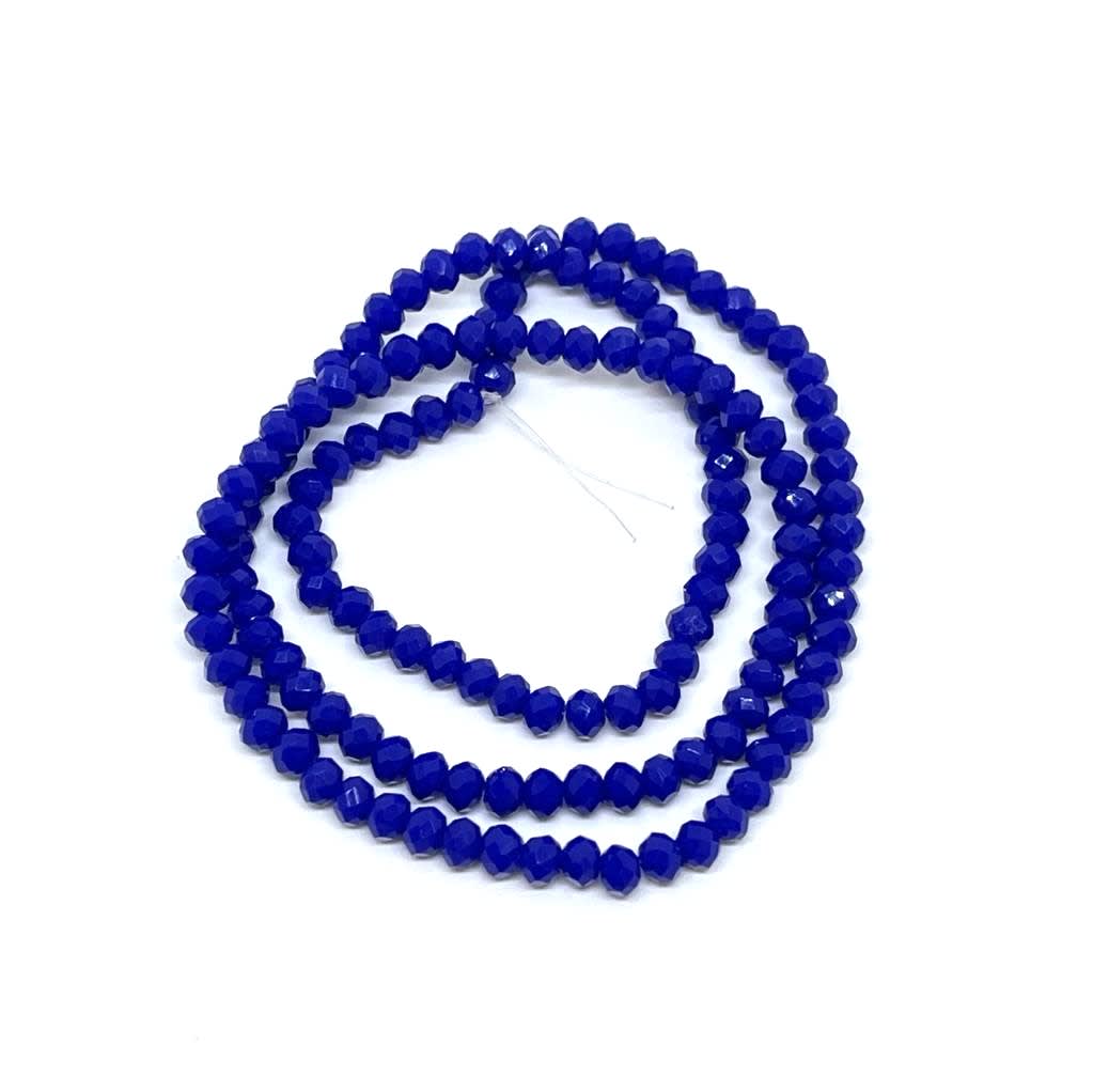 Sarta cristales 3 mm murano facetado Unicolor / tira1