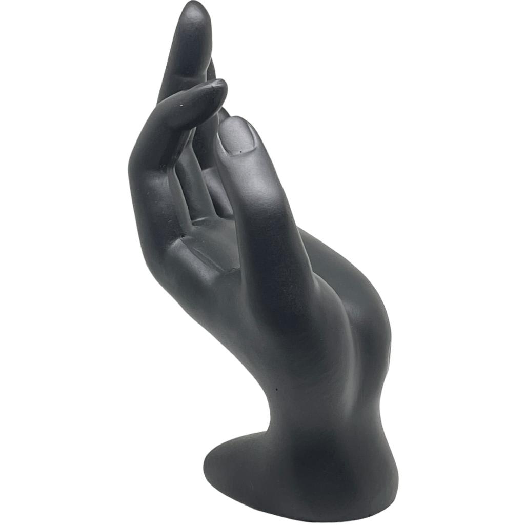 Exhibidor mostrario anillos mano negro / unidad2