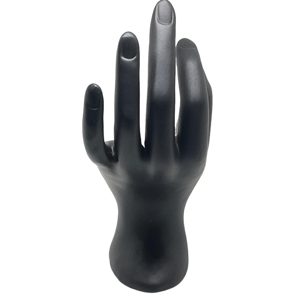 Exhibidor mostrario anillos mano negro / unidad5