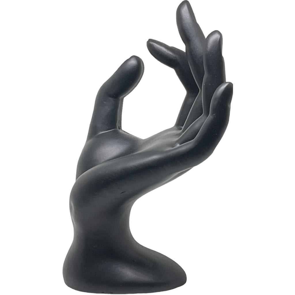 Exhibidor mostrario anillos mano negro / unidad6