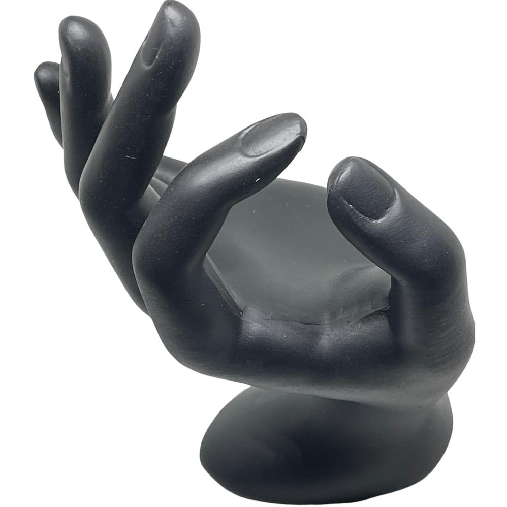 Exhibidor mostrario anillos mano negro / unidad3