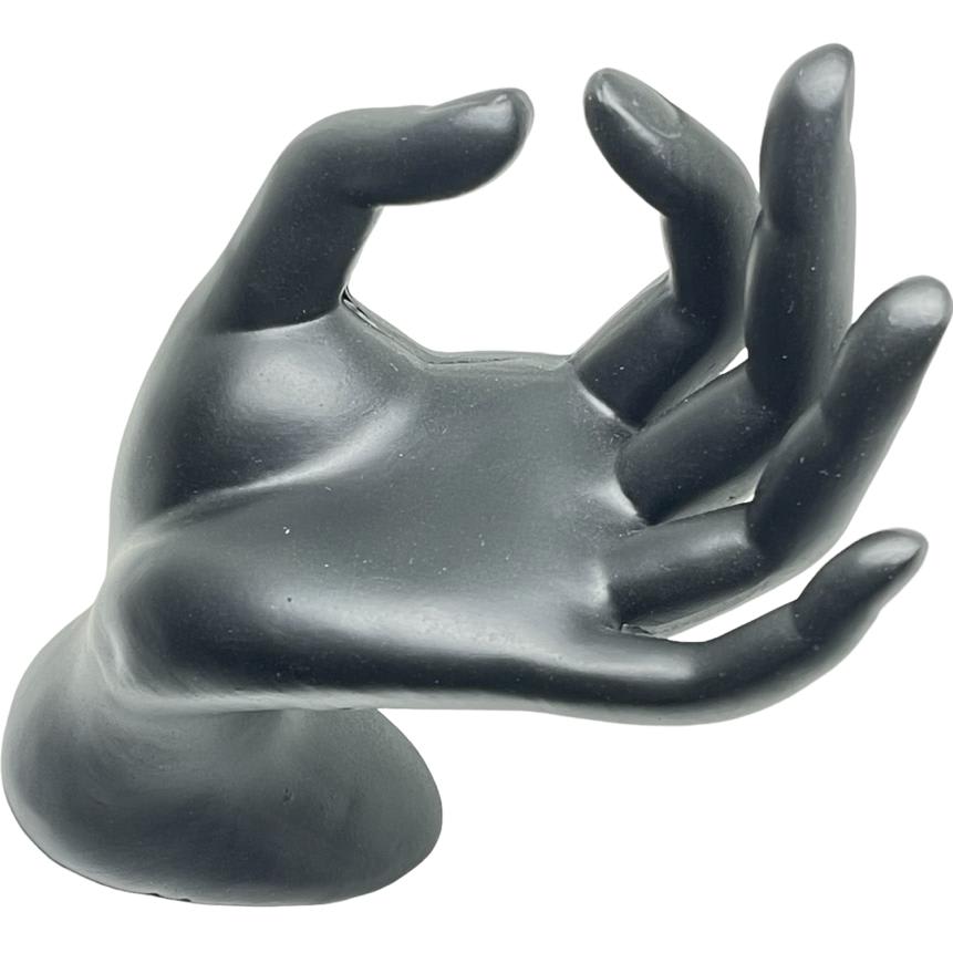 Exhibidor mostrario anillos mano negro / unidad7