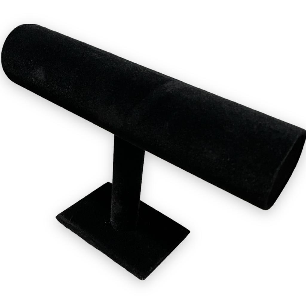 Exhibidor mostrario pulseras reloj un nivel terciopelo negro / unidad1