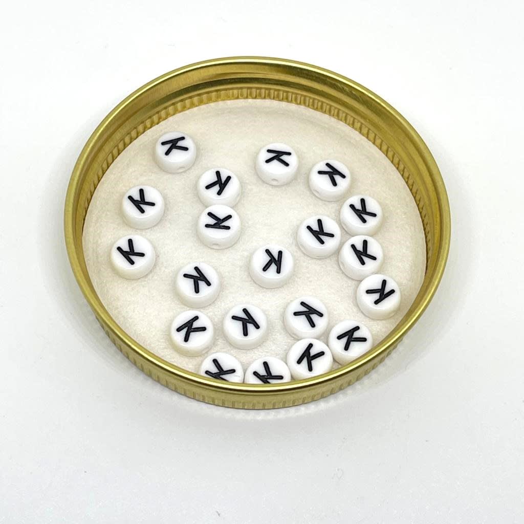 Letras plásticas redonda abecedario / 40 uds12