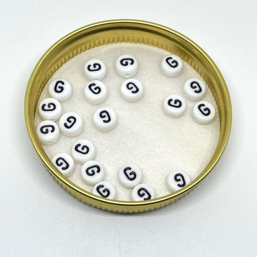 Letras plásticas redonda abecedario / 40 uds8