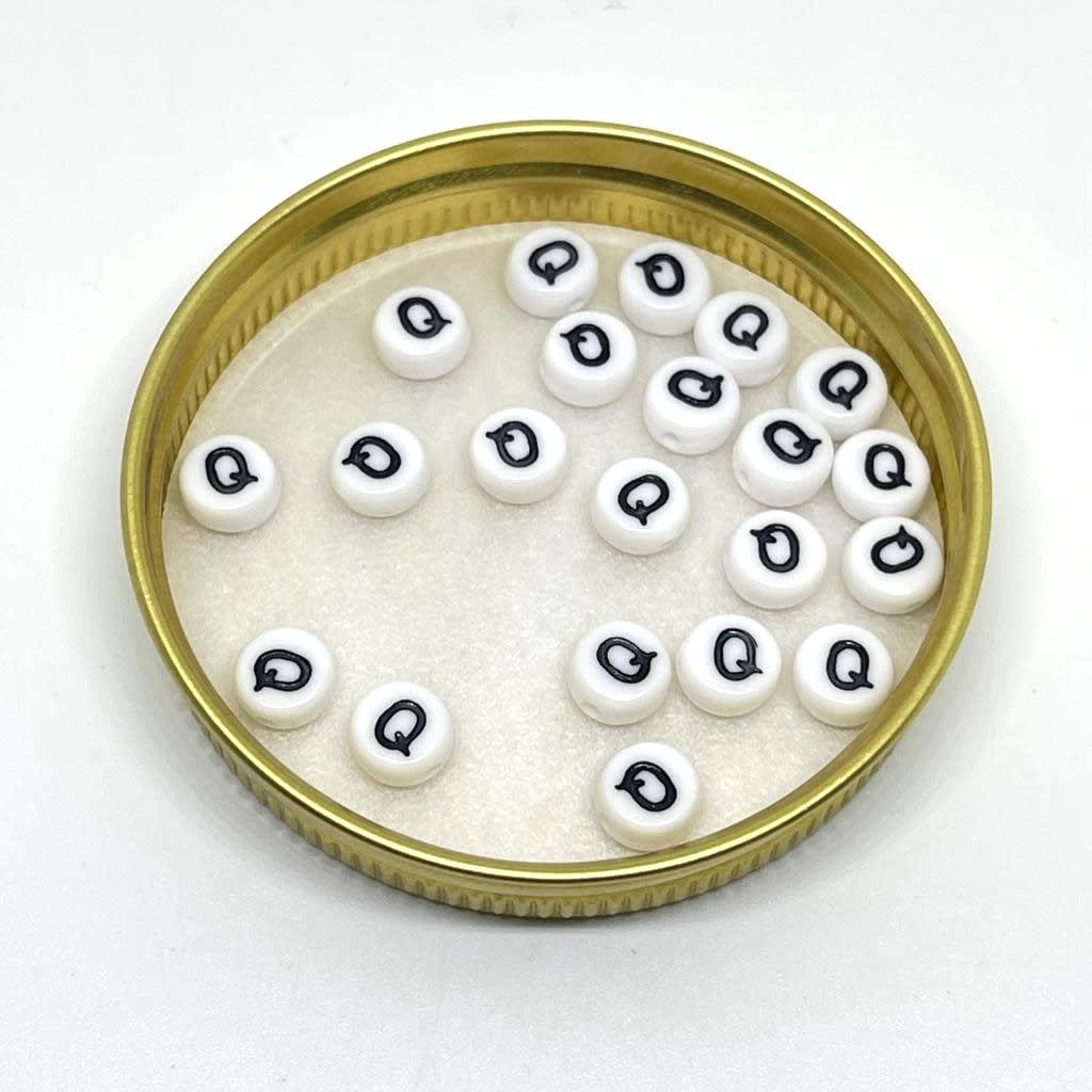 Letras plásticas redonda abecedario / 40 uds18