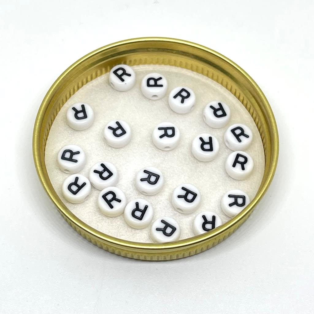 Letras plásticas redonda abecedario / 40 uds19