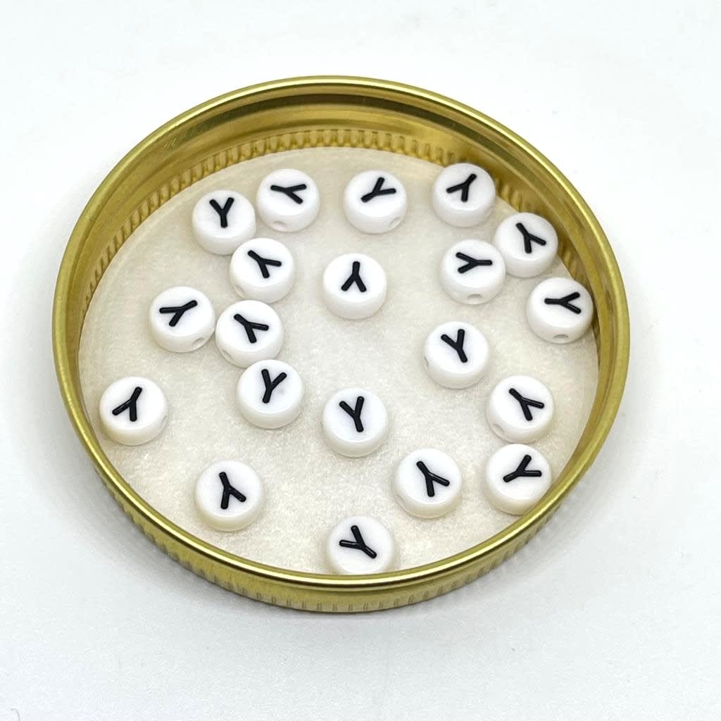 Letras plásticas redonda abecedario / 40 uds26