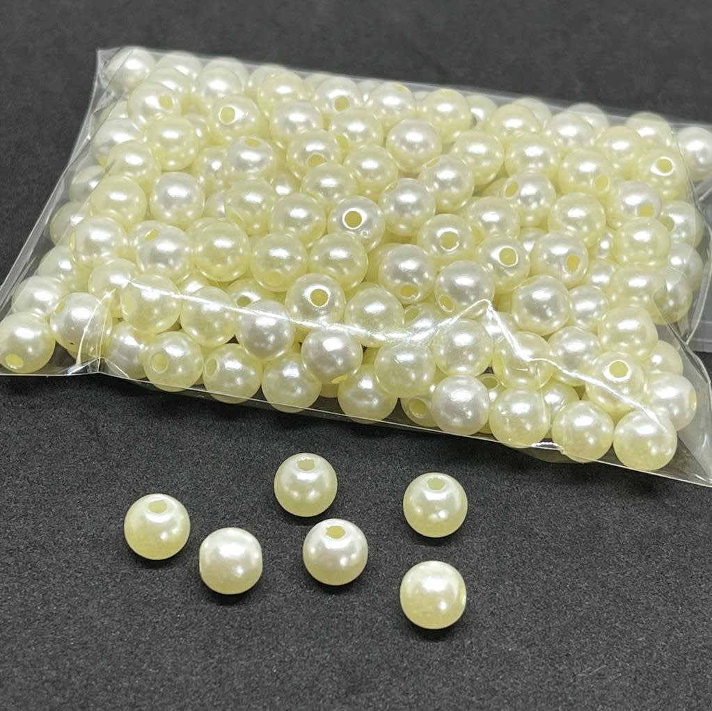 Cuentas de perlas sintéticas 5 - 8 mm / 50 grs1