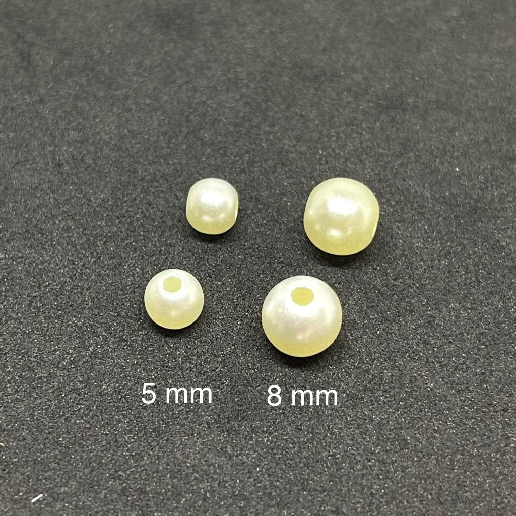 Cuentas de perlas sintéticas 5 - 8 mm / 50 grs2