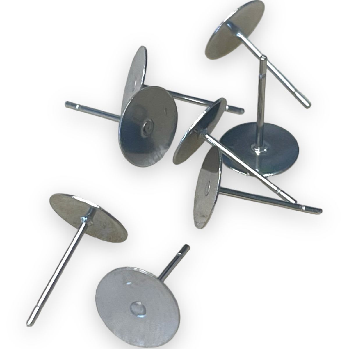 Base de aros 8 mm tipo topo acero / par2