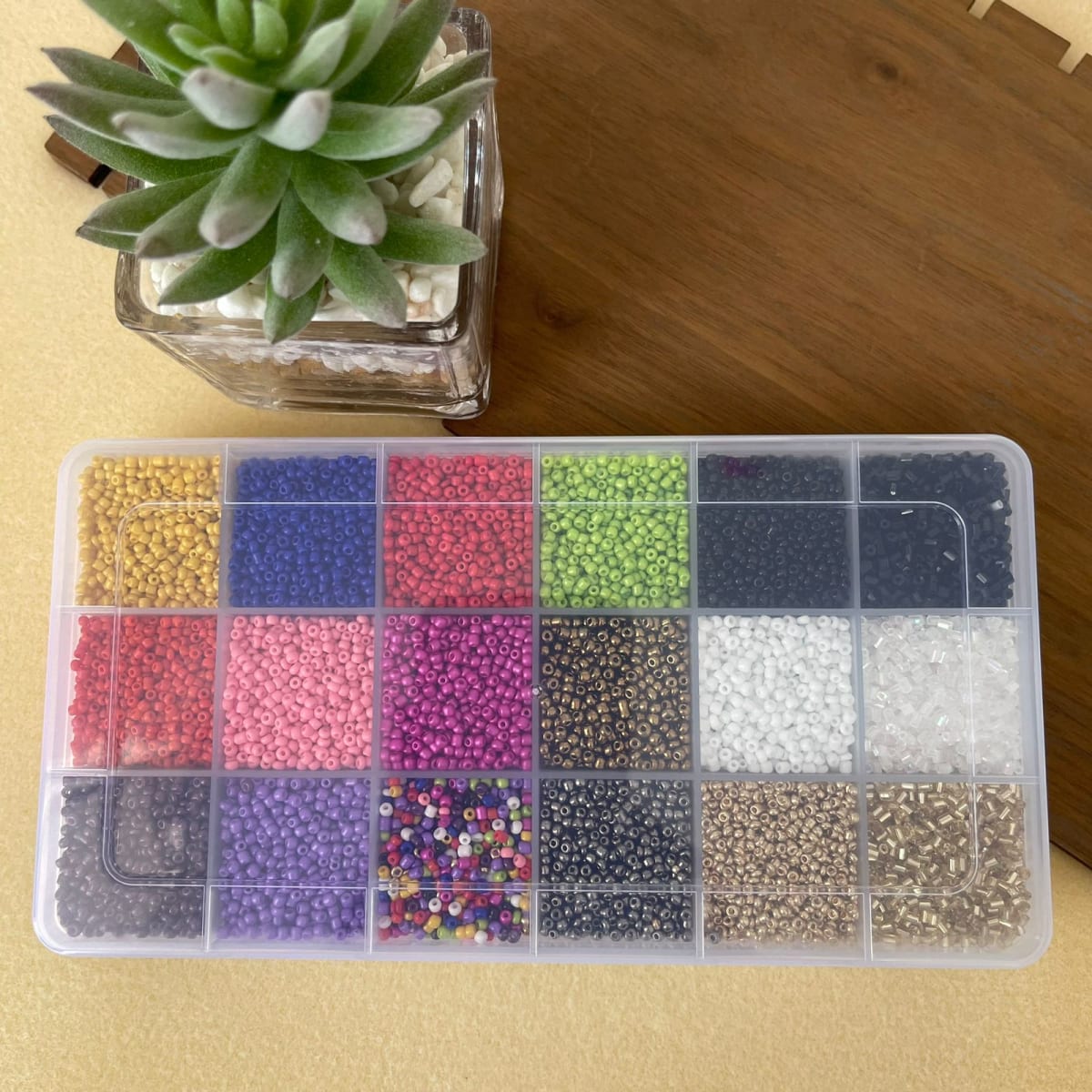 Kit mostacilla china 18 colores3