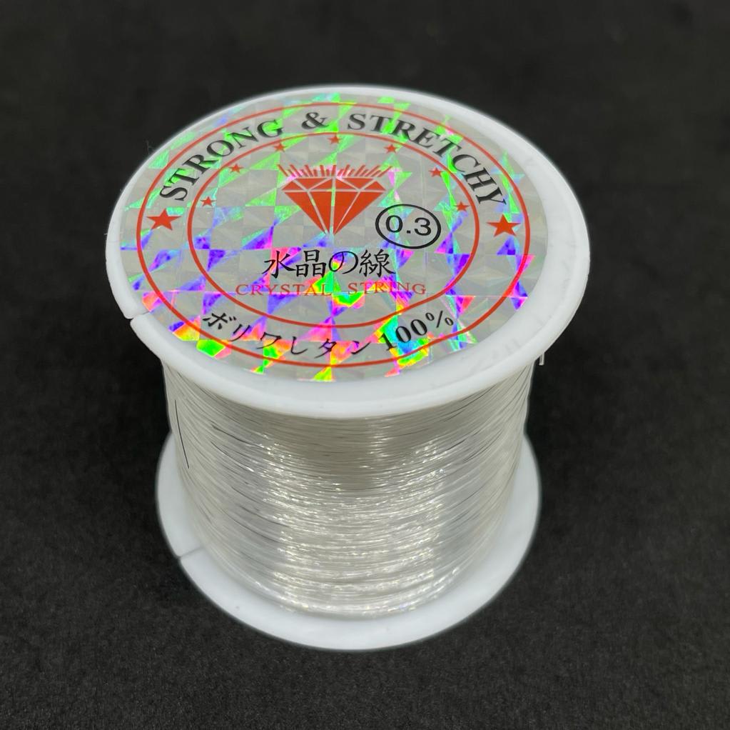 Hilo nylon rígido de pescar transparente / rollo3