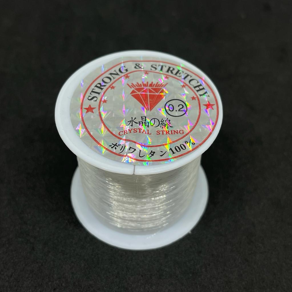 Hilo nylon rígido de pescar transparente / rollo6