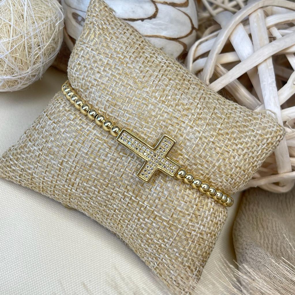 Pulsera ajustable hilo chino acero / unidad4