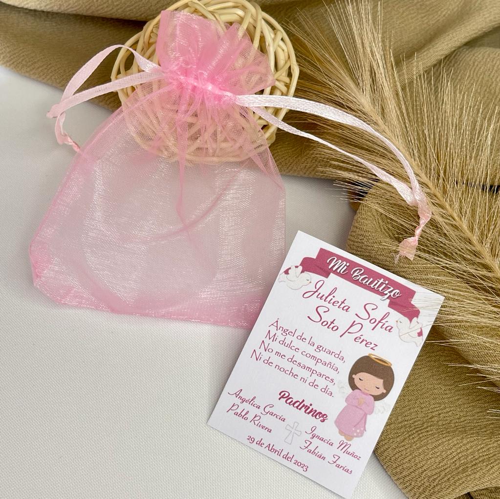 Souvenir Decenarios Fe para recuerdos de bautizo comunión / docena3