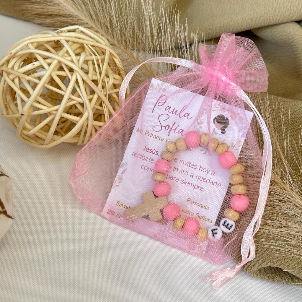 Souvenir Decenarios Fe para recuerdos de bautizo comunión / docena6