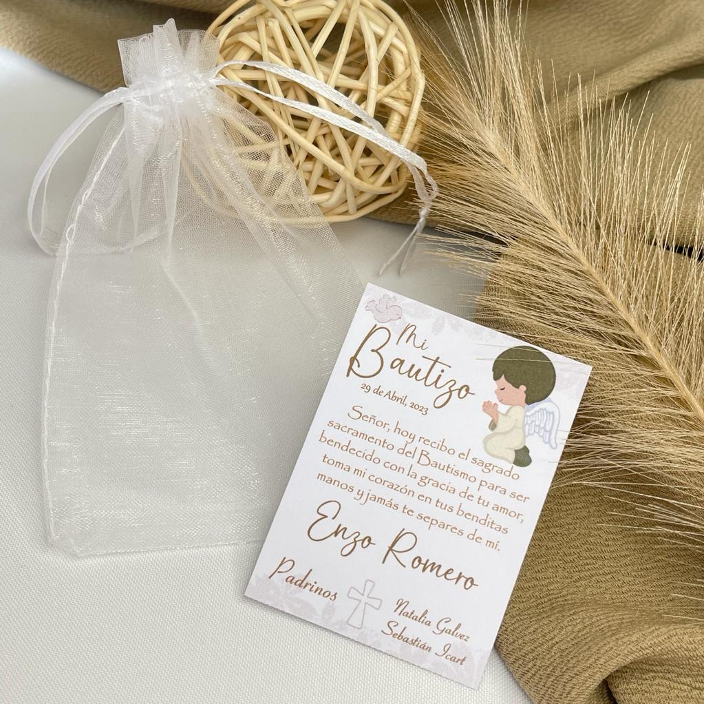 Souvenir Decenarios para recuerdos de bautizo comunión / docena5